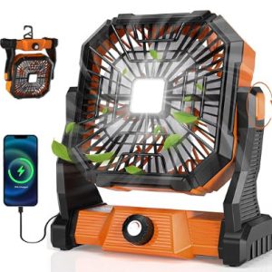 Lámpara Ventilador Portatil, 20000mAh